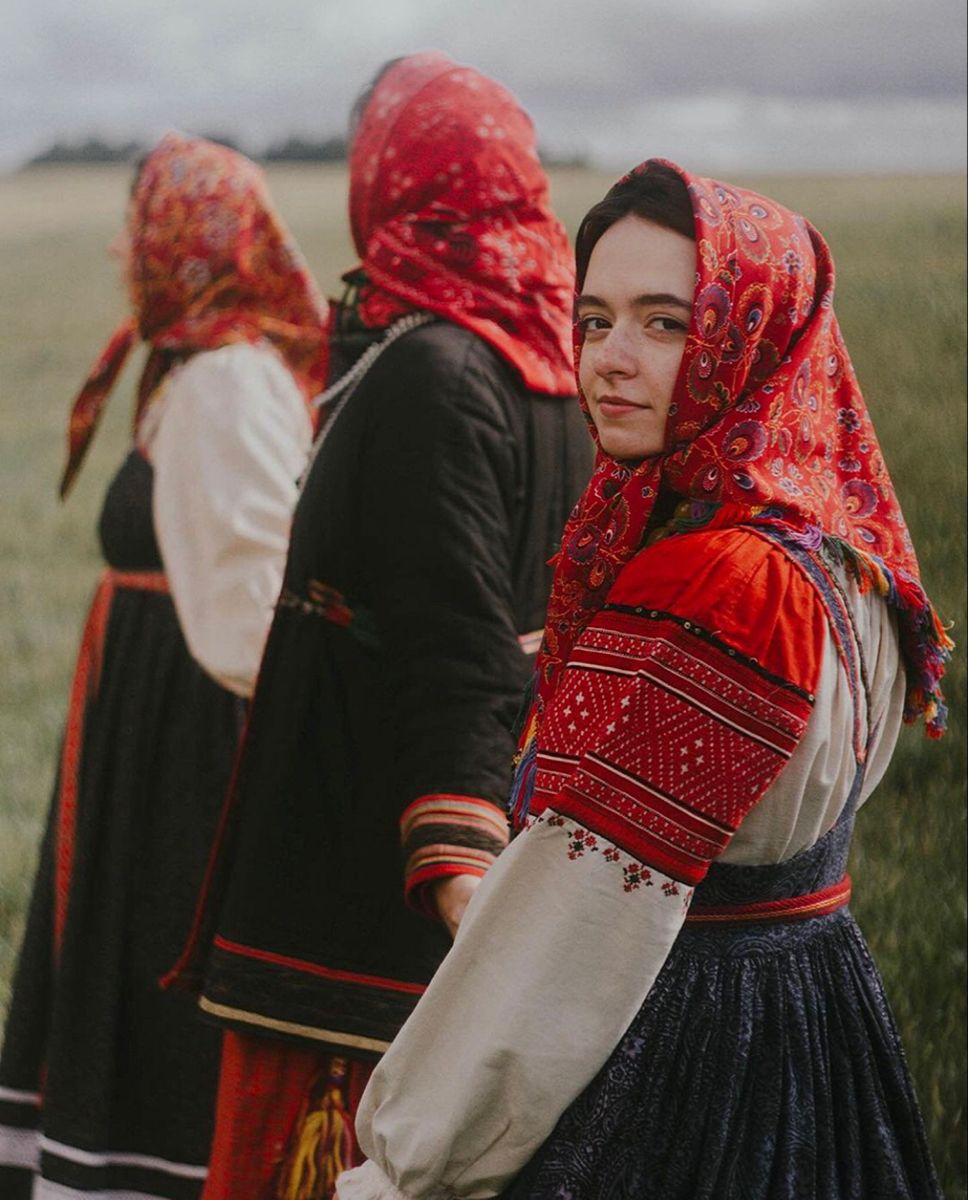Women in Slavic costumes in Johor Baru