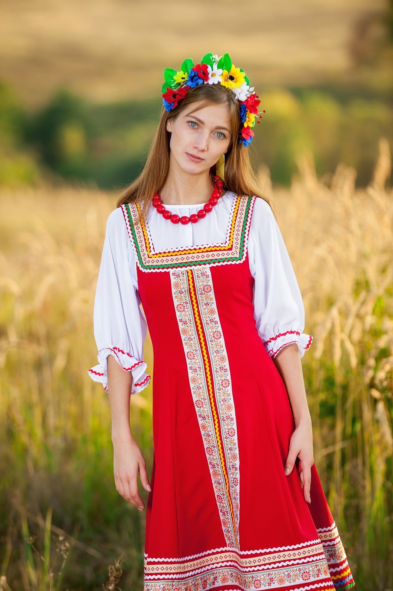Women in Slavic costumes in Johor Baru