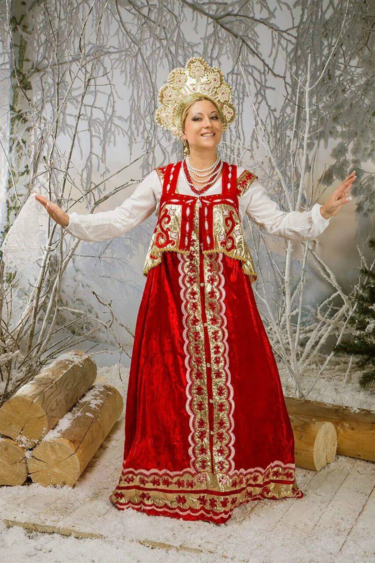 Girls in Slavic costumes in Johor Baru