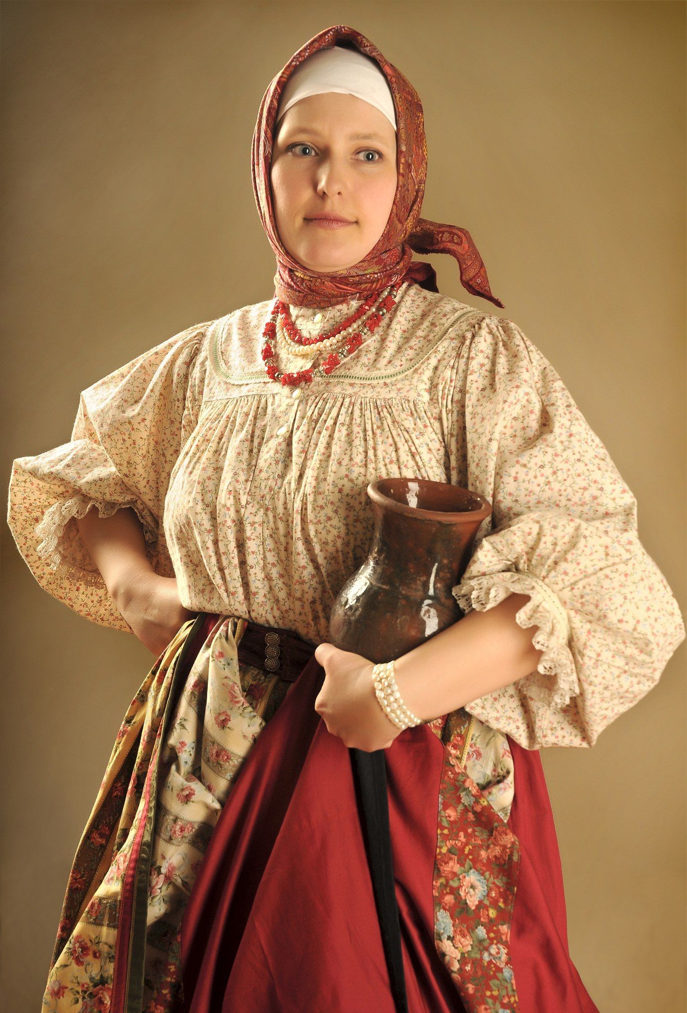 Girls in Slavic costumes in Johor Baru