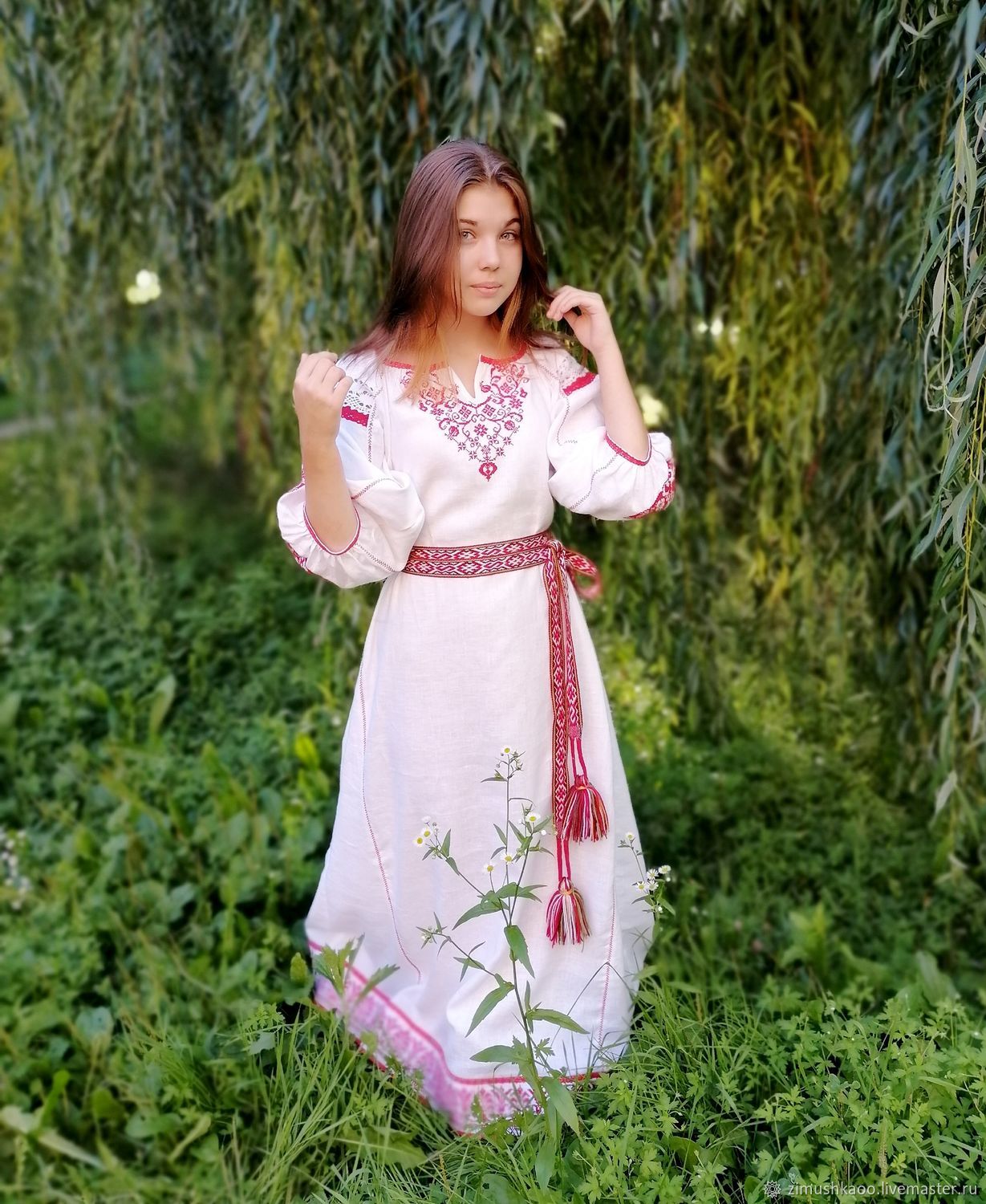 Girl Girls in Slavic costumes in Johor Baru